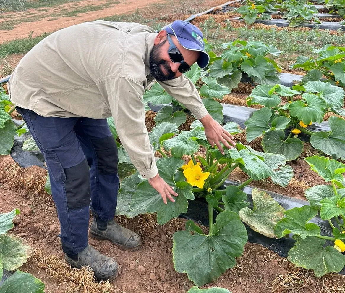 Happy on Farm