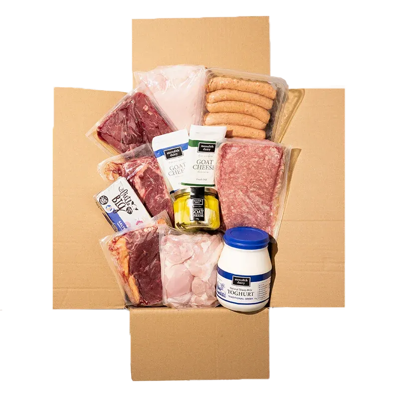 FP Meat Box Flatlay