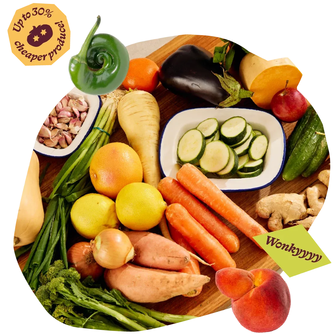Produce Collage
