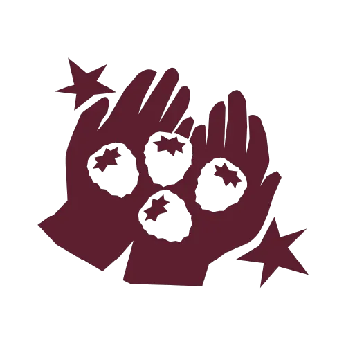 Raspberry hands